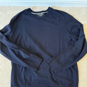 Banana Republic Men's Dark Blue Crewneck Sweater